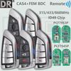 DR ID49 PCF7945P/7953P 315/433,9/868MHz Unterstützung CAS4 CAS4+ FEM BDC Upgrade Auto Fernschlüssel Für BMW F X1 X3 X5 X6 X7 3 GT 1 3 5 7
