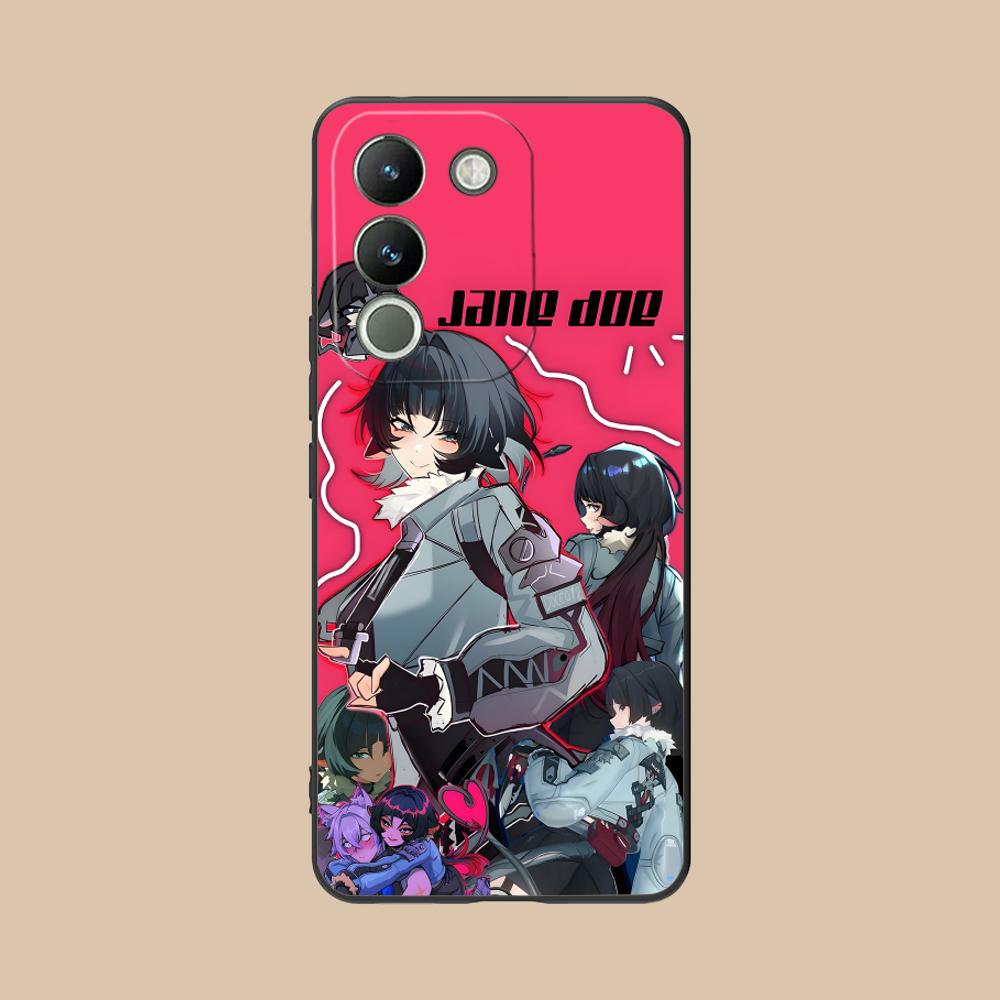 Zenless Zone Zero Jane Doe Phone Case for VIVO V60 V50 V40 V30 V29 V27 V25 V23 Pro Lite 5G Colorful Printing Cover Pretty Luxury