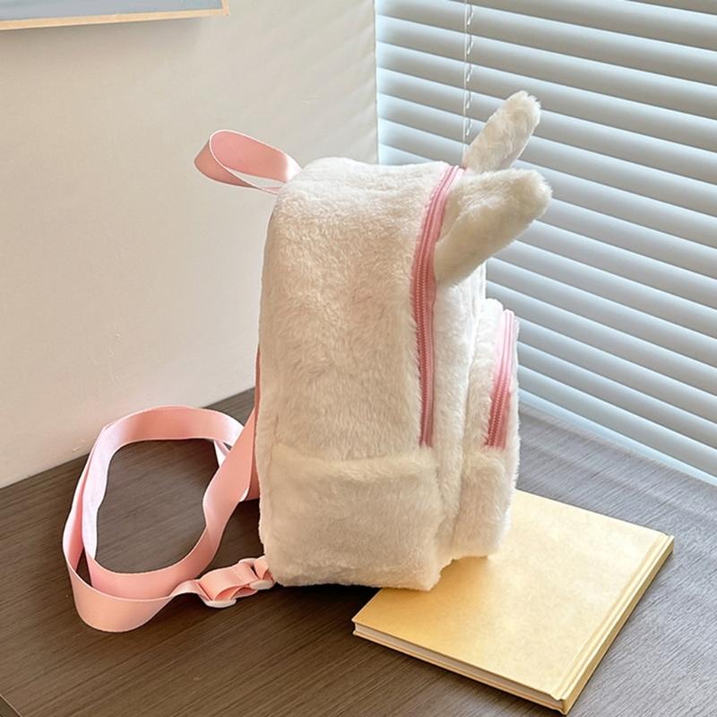 Cute Dog Shaped Backpacks With Adjustable Strap Practical Easy To Clean Wear Resistant Children's Bag