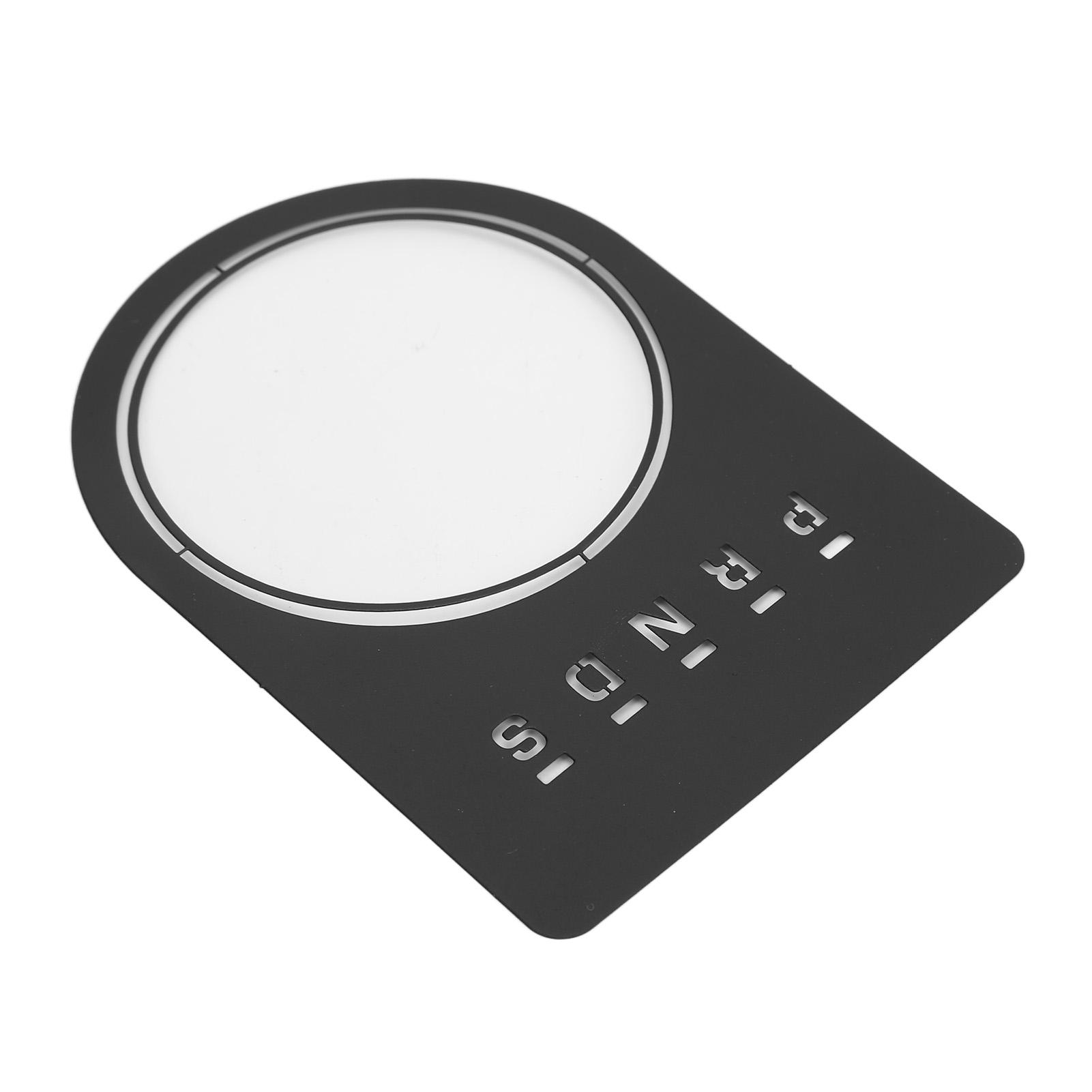 

Gear Shift Box Frame Aluminium Alloy Shifter Panel Trim Cover Replacement for Jaguar FPACE 20162020(Black )