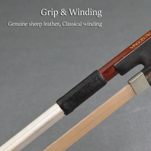 Brazilwood Violin Bow, Octagonal, Full Size, for Beginners