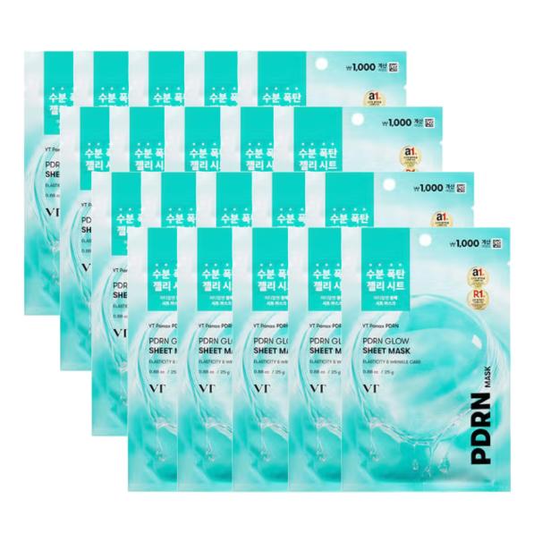 VT PDRN Radiance Sheet Mask 1 Sheet 25 G,  Radiance Lifting Mask 1 Sheet (27 G) + Radiance Essence 1.5 Ml  (7 Options)