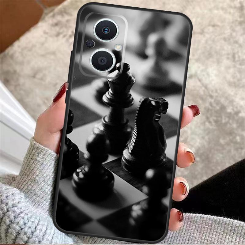 Chess Board Dark Horse For OPPO Reno 8T 7 8 Lite 14F 13F 11F 12F 10 11 12 13 14 Pro OPPO Find X9 X5 X6 X8 Pro Case