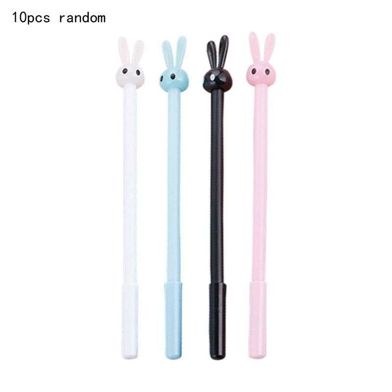 Office School Supplies Creative Kawai Stationery Bunny Gel Pen Cute Cartoon Long Eared Rabbit Student Water Office Signature