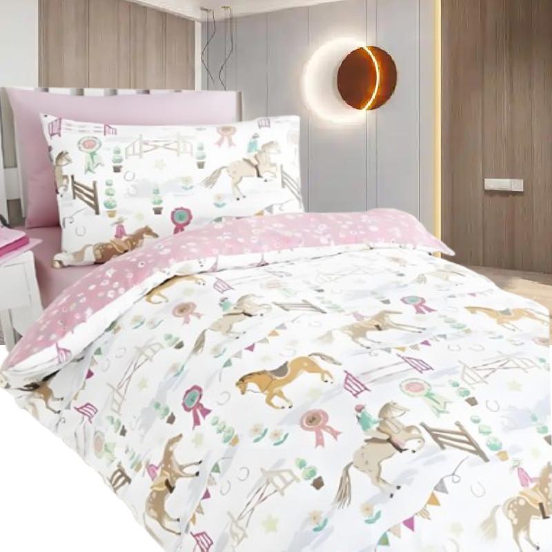 Horse Show Duvet Cover Set Horse Bedding Single Household Supplies Bedroom For
