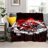 Kansas City Chiefs Logo Blanket Outdoor Flannel Blanket for Camping, Hiking, Garden Parties, Picnic Essentials,gift for family and friends
