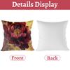 Red Peony Pillow Cases Sofa Cushion Covers Soft Pillow Covers For Home Bedroom Wedding Birthday Party Supplies