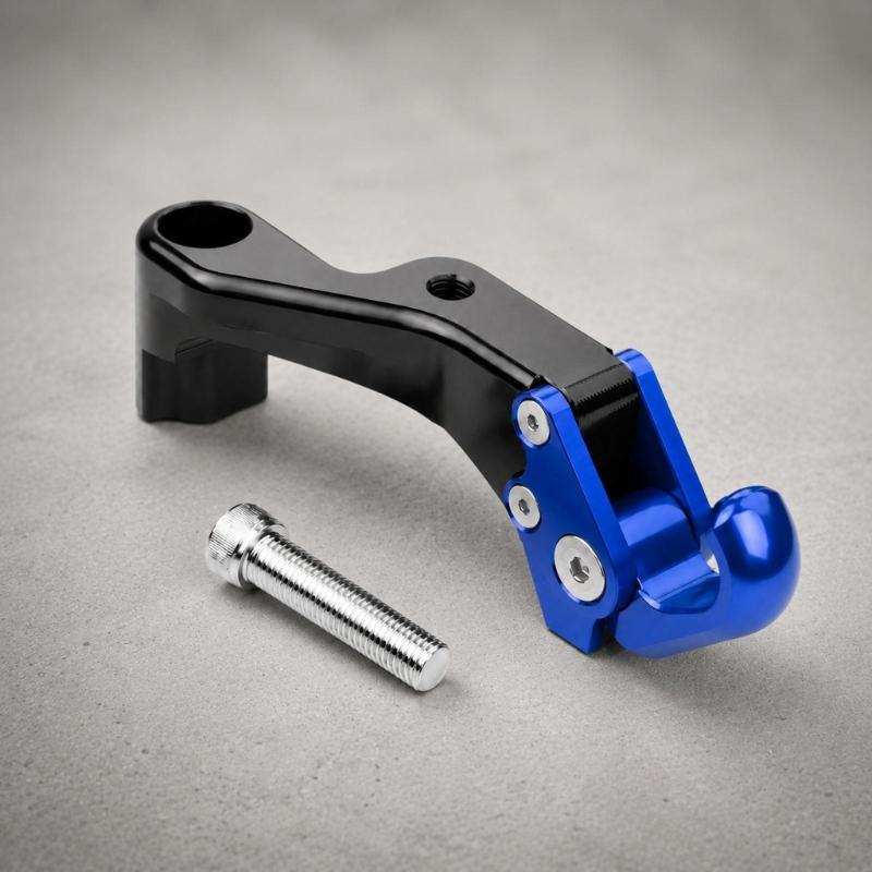 Curved Motorcycle Carry Hook for Shopping and Personal Bags, Accessory Mount Design with Included Mounting Screw Pack