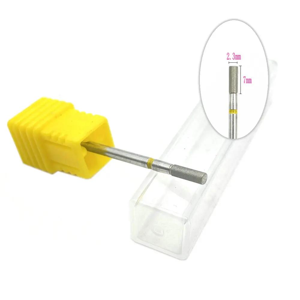 20pcs Diamond Nail Drill Milling Cutter for Manicure Rotary Bits Cuticle Clean Accessory Dental Diamond Burs Polisher 2.35mm
