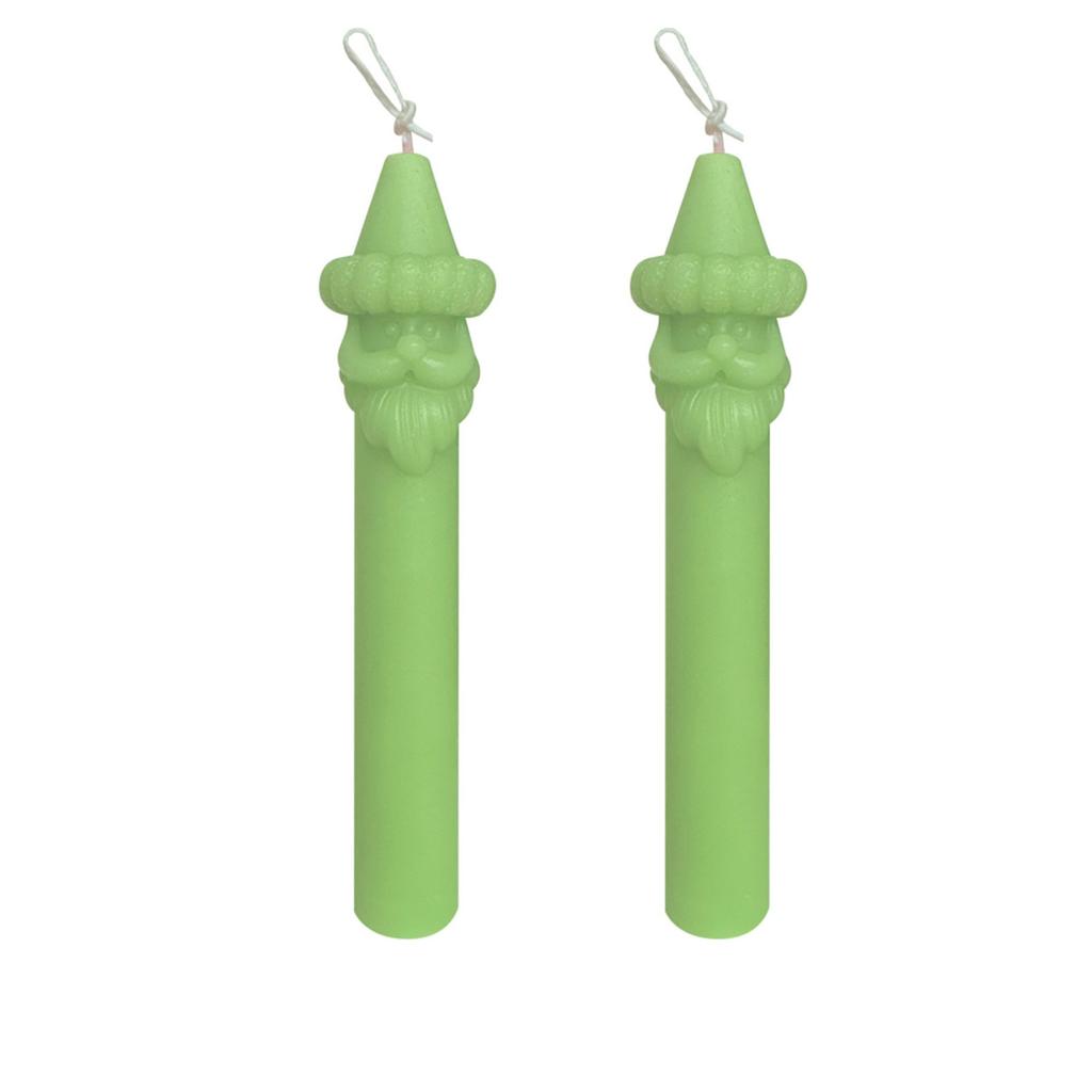 Claus Pillar, Long Pole, Candles, Festive Atmosphere, Decorative Ornaments, Holiday Gifts, Claus Long Candles