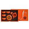 Ruyi Tea Persimmon Teapot Teacup Box Souvenir Custom Complete Ceramic Gift Set