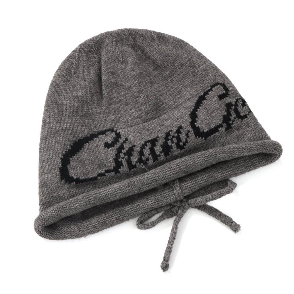 Printing Pattern Letter Beanie Knitted Cap For Women Windproof Warm Breathable