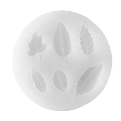 Leaf Silicone Fondant Mould Multipurpose Silicone Candle Molds for Handmade Candle Soap Chocolate Candy Cake Baking Tool