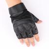 Outdoor Tactical Half Finger Gloves Field Training Sports Riding Mountaineering Non-Slip Motorcycle Full Finger Touch Screen Leather Gloves