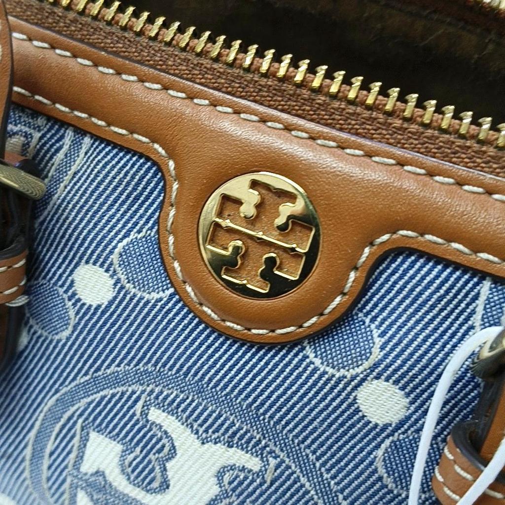 [Pre-Owned] T Monogram Zipper Closure Fabric And Leather Barrel Bag Mini - Fair #19B6XOQ