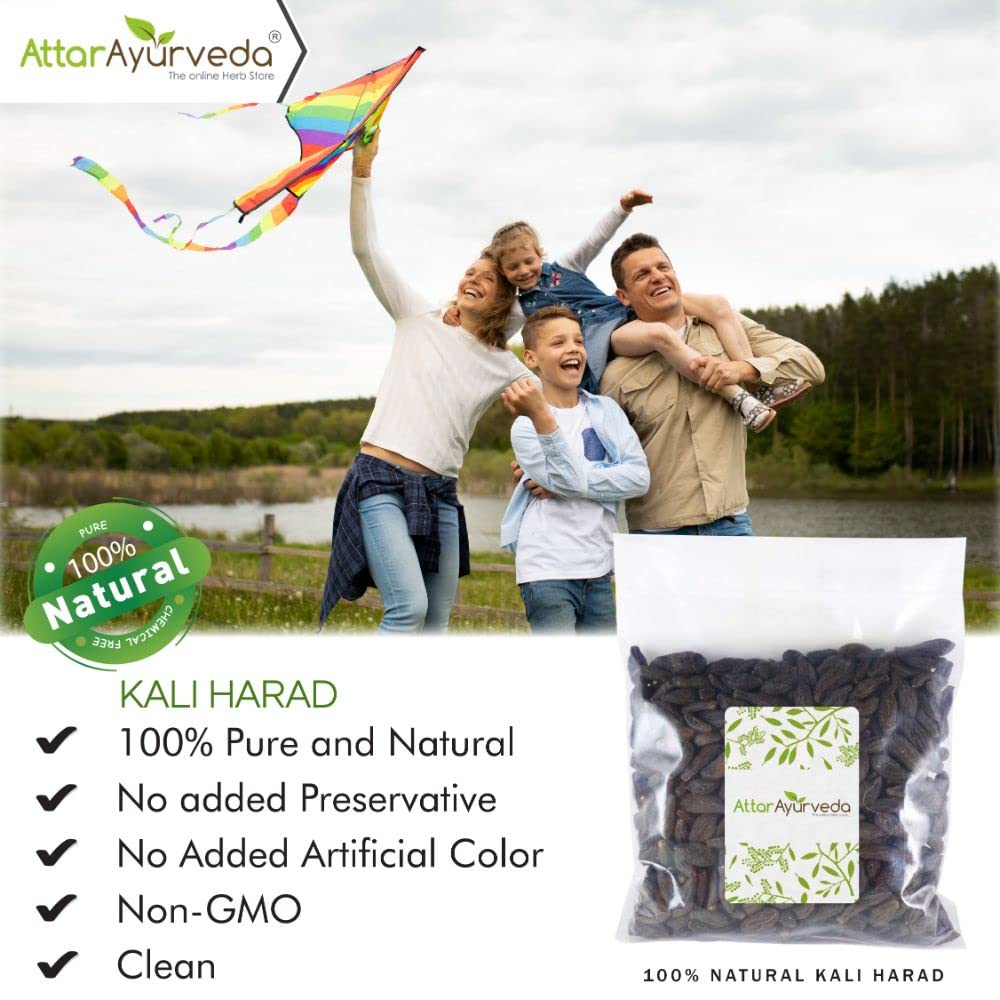 Attar Ayurveda Kali Harad Polvere 500 Grammi Mirabolano Naturale Erboristico Supporto Quotidiano al Benessere Uso Tradizionale