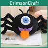 Eyed One Black Spider Plush Doll Animal Stuffed Toy Halloween Children Gift Room