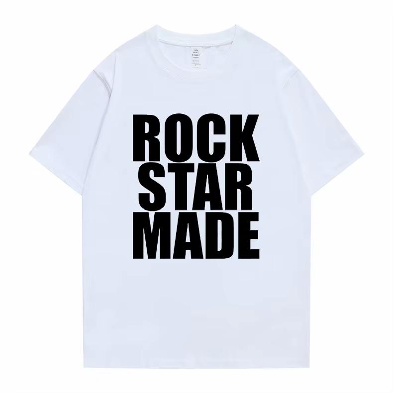 Rock Star Made Playboi Carti Graphic Tshirt Rap Merch 2026 Music Concert Merch Opium Print TShirt Unisex Hip Hop Oversized Tees