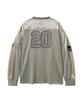 PHYPS MOTORCYCLE Original Wing Logo Mesh Long Sleeve Gray