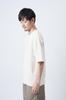 [Amazon Essentials] Men's Double-Face Sweatshirt, Wide Fit (Formerly WHOLEPERSON Brand), White, Size L