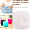 4 small size plastic soap box holder, soap container box, household outdoor hiking and camping soap box, 2.75 * 2.75 inch transparent color box.
