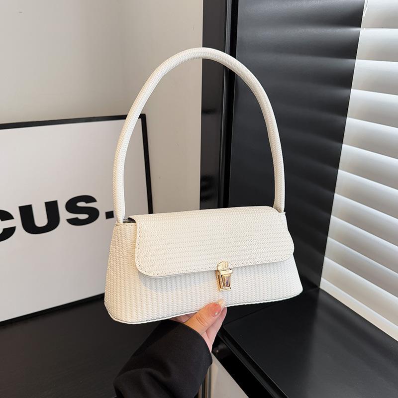 

Французская нишевая сумка, иностранный стиль, сумка под мышкой, женская сумка оптом, 2025, новая модная, портативная, универсальная, ins, на плечо белый