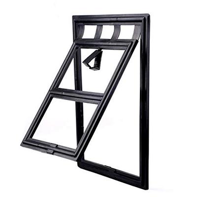 COZENTA Pet Door, Screen Door for Dogs and Cats, Easy Installation, for Small and Medium Dogs (Black, Small)