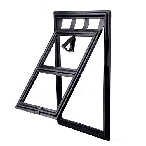 

Дверь для питомцев COZENTA, Сетка для собак и кошек, Легкая установка, для маленьких и средних собак (Черный, Маленький)