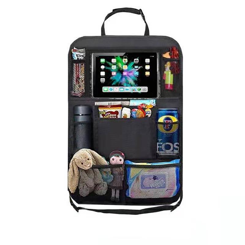 Auto Organizer Car Seat Back Multi-Pocket Storage Bag Tablet Holder Automobiles Interior Accessory Stowing Tidying