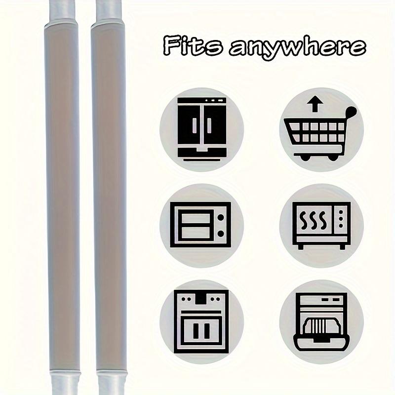 2pcs Refrigerator Door Handle Covers - Protects Against Stains, Fingerprints & Drips for Microwave & Dishwasher Doors