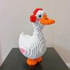 Kawaii Animal Series Educational Building Block Toy Music 3D Earphone Swan Model Building Blocks Toys,Gifts For Holiday 14+Y