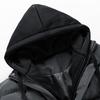 Unisex Winter Puffer Jacket Hooded Thick Cotton-Padded Coat Casual Loose Fit Teens Adults