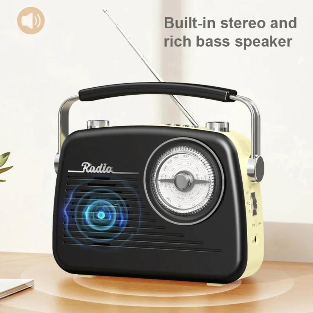 MG003 Vintage FM AM SW Radio DSP Full Band Radios Receiver Portable Bluetooth Speaker TF Card USB Music Player The Elderly Use