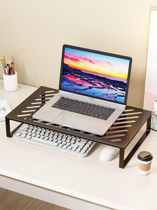 Elevated Carbon Steel Computer Monitor Stand