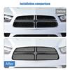 Car Front Hood Air Inlet Grille Ring Cover Protective Sticker For Dodge Charger 2011-2014 Car Accessories 