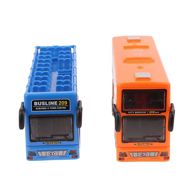 1 Piece Simulate Exquisite Convertible Bus Toys Double Decker Bus City Tour Car Model Gifts For Children