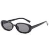 8pcs Small Oval Sunglasses Women Vintage Brand Retro Black White Sun Glasses Classic Shades Female Oculos UV400