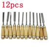 12-Piece Handmade Woodworking Carving Knife & Chisel Set