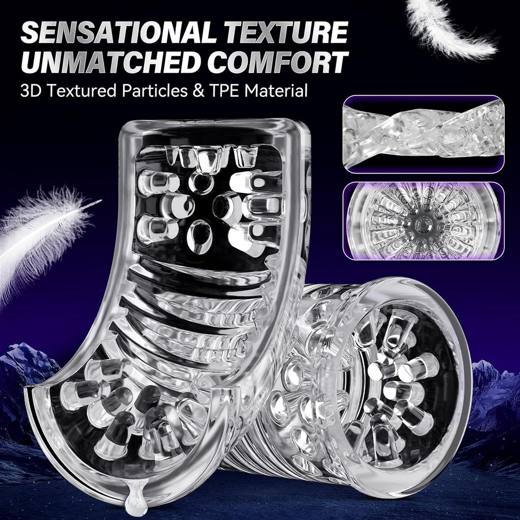 Electric Sucking Vibration Male Masturbator Fariykiss Multi-Frequency Adjustable Massager Penis Lowering Sensitivity Adult Toys