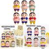 Crayon Shin Chan Pvc Action Figure With Interactive Belly For Collectors And Kids