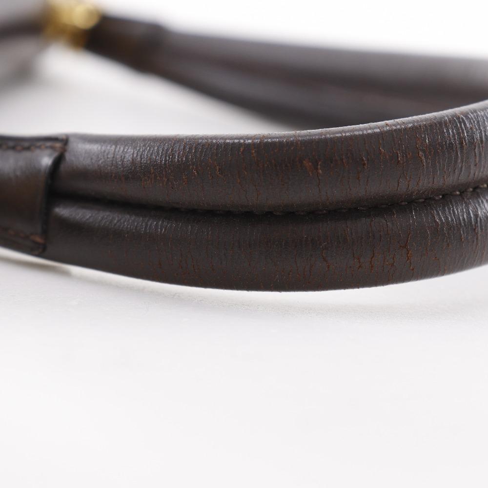 Hermes Paronniere Handtasche vintage Braun Box carf Damen Gebraucht