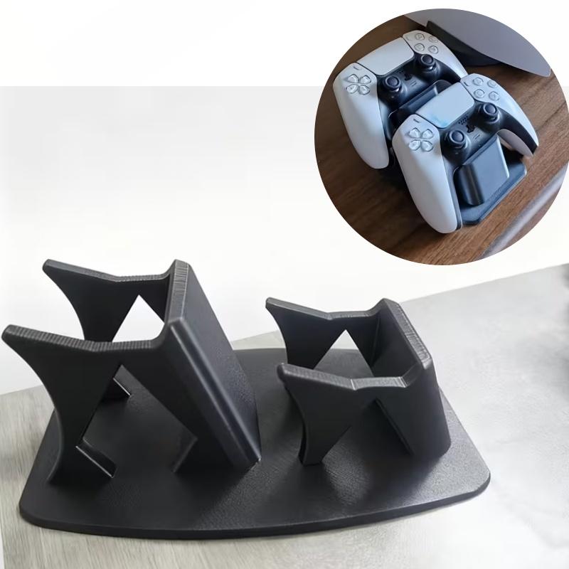 Game Controller Holder Dual Rack For PS5 Xbox Other Game Controller Holders Desktop Storage Creative 3D Printed Game Controller