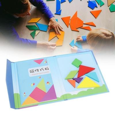 Puzzle Tangram - TANGRAM - Modèle Tangram - Bois Écologique - 8 Pièces - Pour Enfants 3 Ans Et Plus