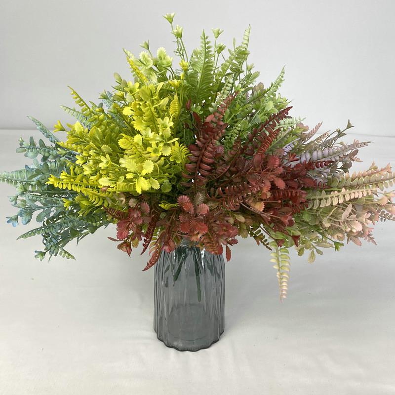 Flower Toona Artificial Home Decor Wedding Props Photography Plastic Plant Green