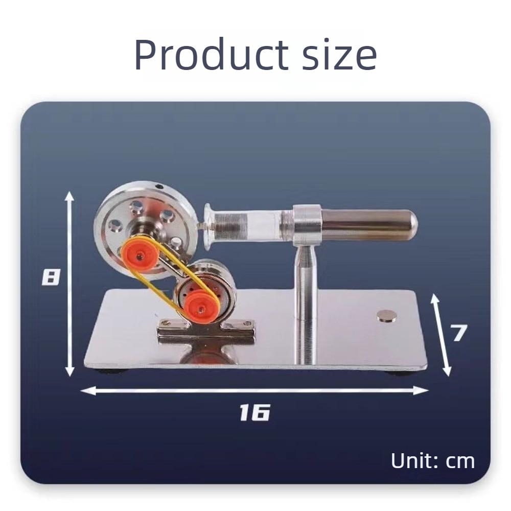 Stirling Engine Model External Combustion Engine Scientific Experiment Teaching Aids Tabletop Ornaments Stirling Engine Model