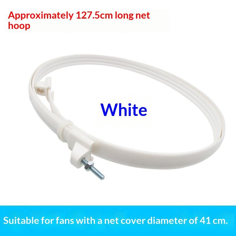 Universal Fan Guard Fixing Ring Durable Pp Material Adjustable Size For 12 14 16 18Inch Stand Table Wall Fans