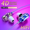 3,5-mm-Kabel-Kopfhörer Geräuschunterdrückung In-Ear Sport-Ohrhörer Dual-Treiber Bass Stereo Gaming-Headset HiFi-Musik-Ohrhörer mit Mikrofon