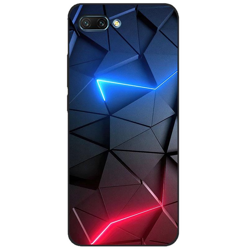 For honor 10 case soft silicon tpu back phone cover for huawei honor 10 Case Etui protective printing coque black tpu case