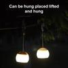 Mini Retro Camping Lantern USB Rechargeable Haning Hook Night Light Battery Powered Tent Table Light For Outdoor Emergency