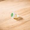 Green Cat's Eye Gemstone 925 Sterling Silver Jewelry Handmade Ring Gift For Mom RR-61-36